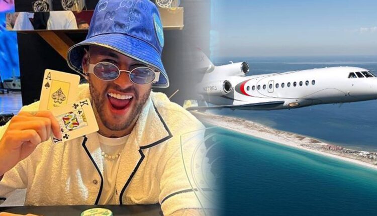 Neymar avião
